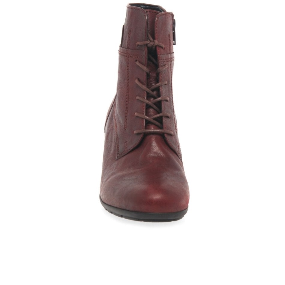 Bottines Femme National Gabor Rouge Foncé | Exclusif